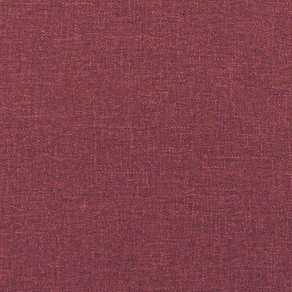 Floor Sofa Bed with Cushion Wine red 74 x 77 x 81 cm Fabric