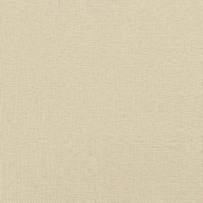Floor Sofa Bed with Cushion Cream 74 x 77 x 81 cm Fabric