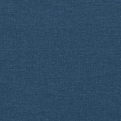Floor Sofa Bed with Cushion Blue 74 x 77 x 81 cm Fabric