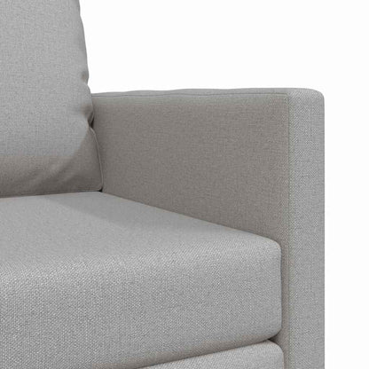 Floor Sofa Bed with Cushion Cloud grey 74 x 77 x 81 cm Fabric