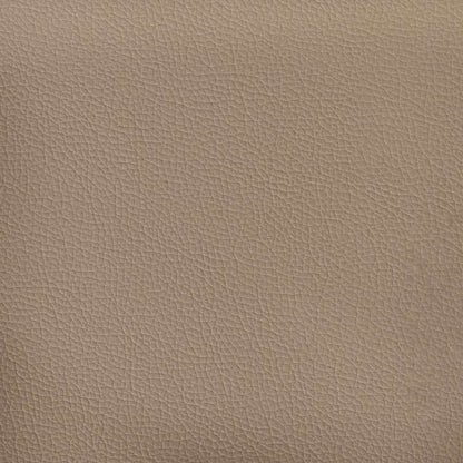 Floor Sofa Bed Cappuccino 74 x 77 x 81 cm Faux leather