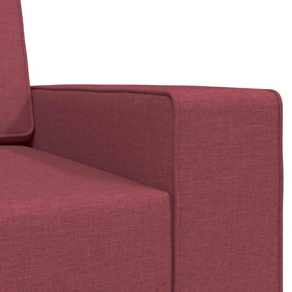 Floor Sofa Bed Wine red 245 x 78 x 77 cm Fabric