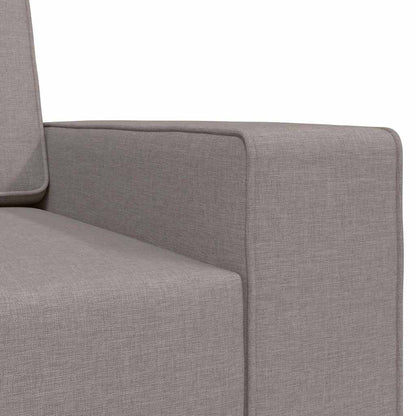 Floor Sofa Bed Taupe 245 x 78 x 77 cm Fabric