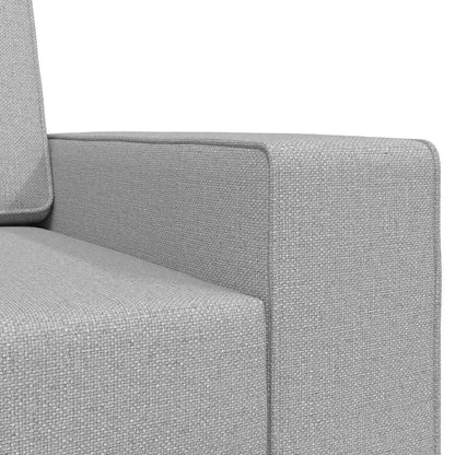 Floor Sofa Bed Cloud grey 245 x 78 x 77 cm Fabric
