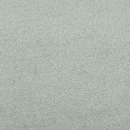 Floor Sofa Bed Light grey 213 x 76 x 77 cm Velvet