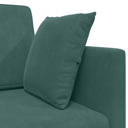 Floor Sofa Bed Dark green 213 x 76 x 77 cm Velvet