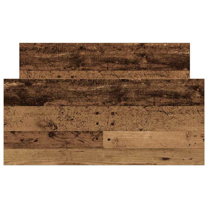 Bed Frame without Mattress Old Wood 90x190 cm Single Engineered Wood
