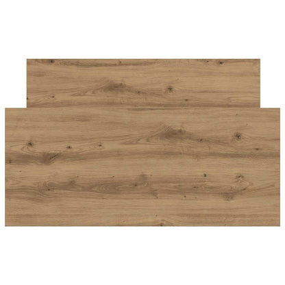 Bed Frame without Mattress Artisan Oak 90x190 cm Single Engineered Wood