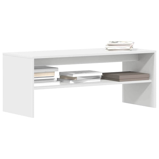 TV Cabinet | White | Engineered wood | 100 cm x 40 cm x 40 cm
