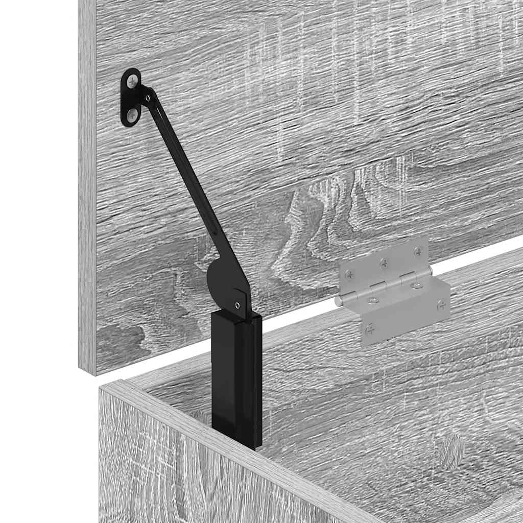 Shoe Bench Grey Sonoma 102x30.5x45 cm Engineered Wood