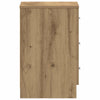 Bedside Cabinet Artisan Oak 38x35x55 cm Engineered Wood
