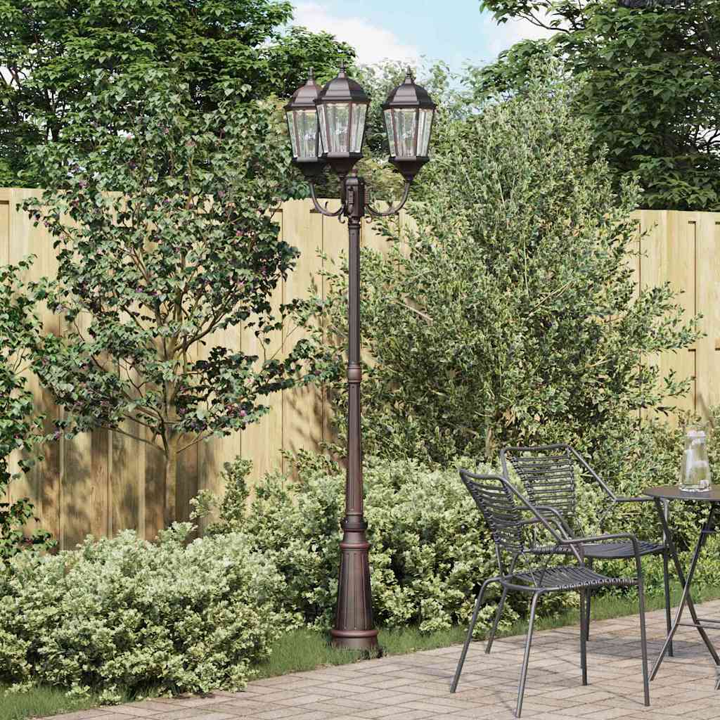 Garden Light Bronze 61 x 53 x 235 cm Aluminium and Glass