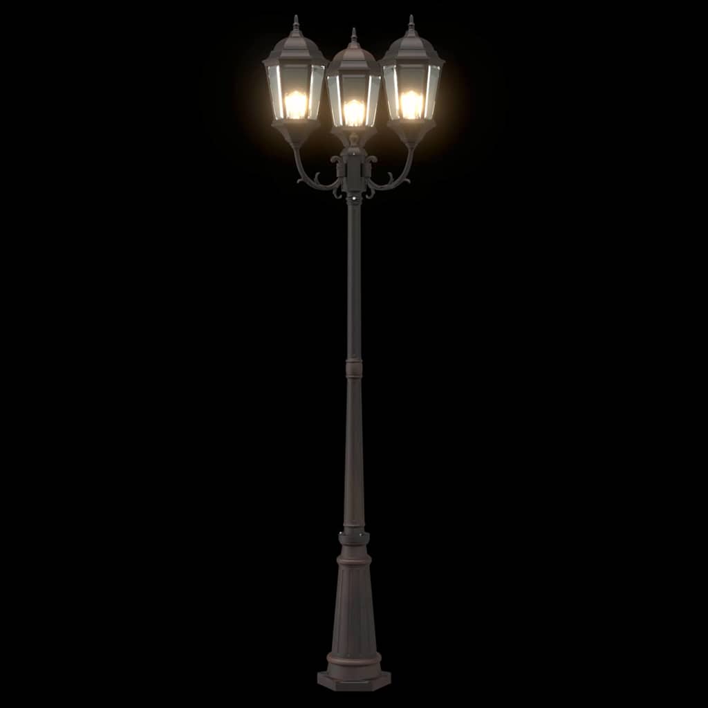Garden Light Bronze 61 x 53 x 235 cm Aluminium and Glass