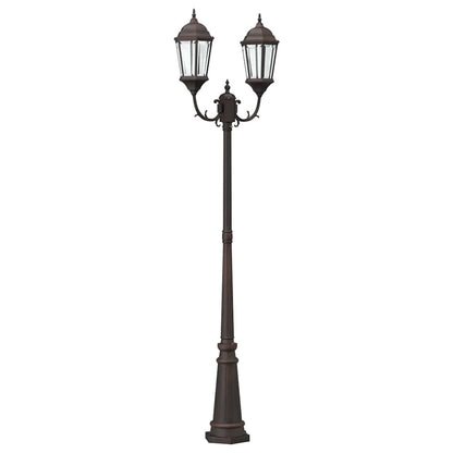 Garden Light Bronze 68 x 20 x 235 cm Aluminium and Glass