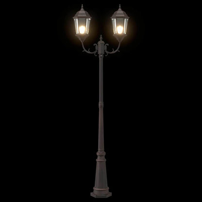 Garden Light Bronze 68 x 20 x 235 cm Aluminium and Glass