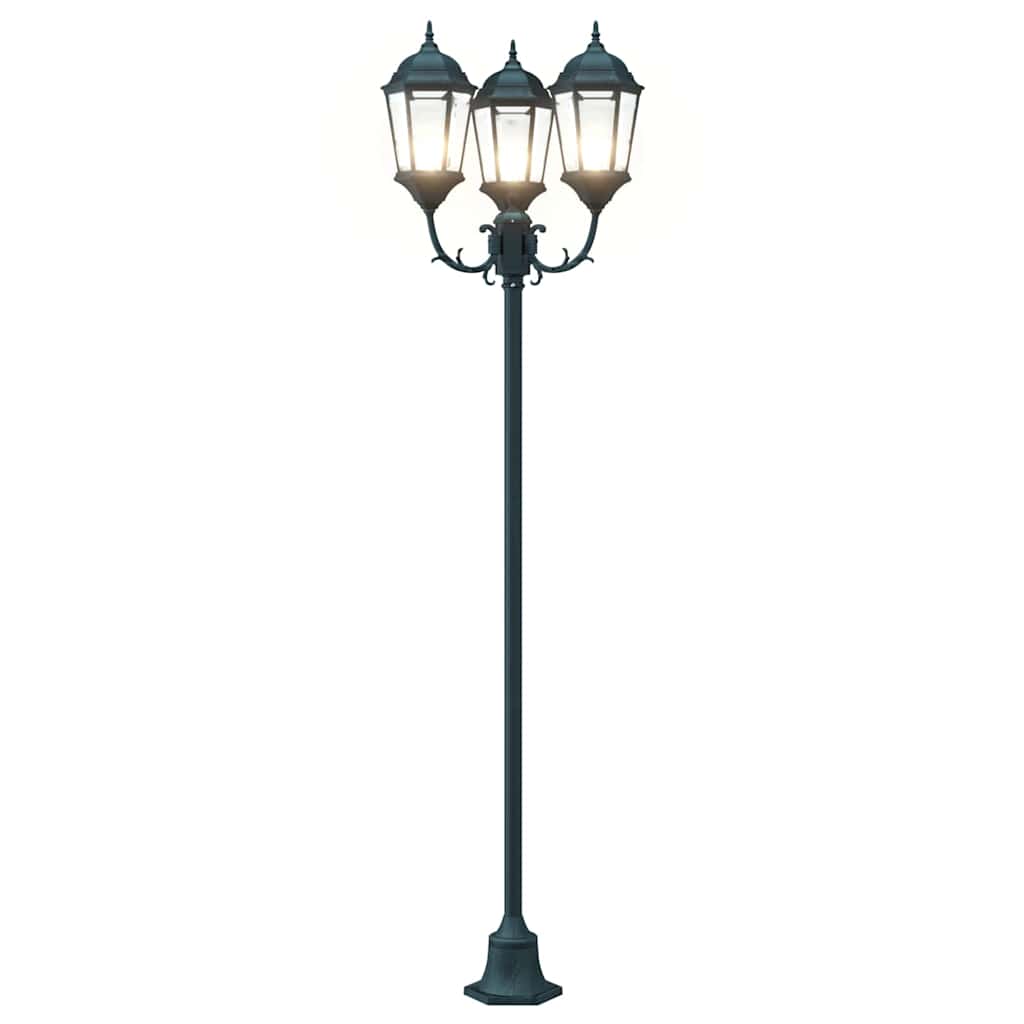 Garden Light Vintage Brushed Green 57 x 49 x 241 cm