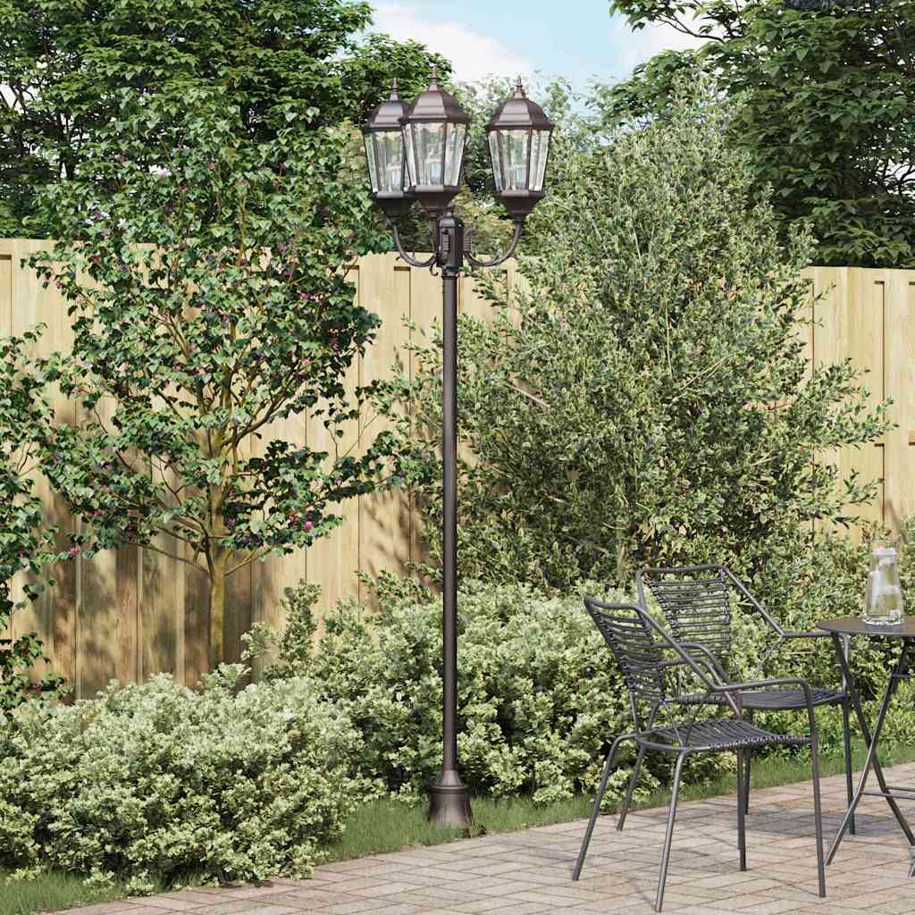 Garden Light Bronze 57 x 49 x 241 cm Aluminium and Glass