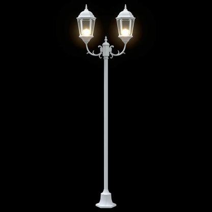 Garden Light White 68 x 20 x 235 cm Aluminium and Glass