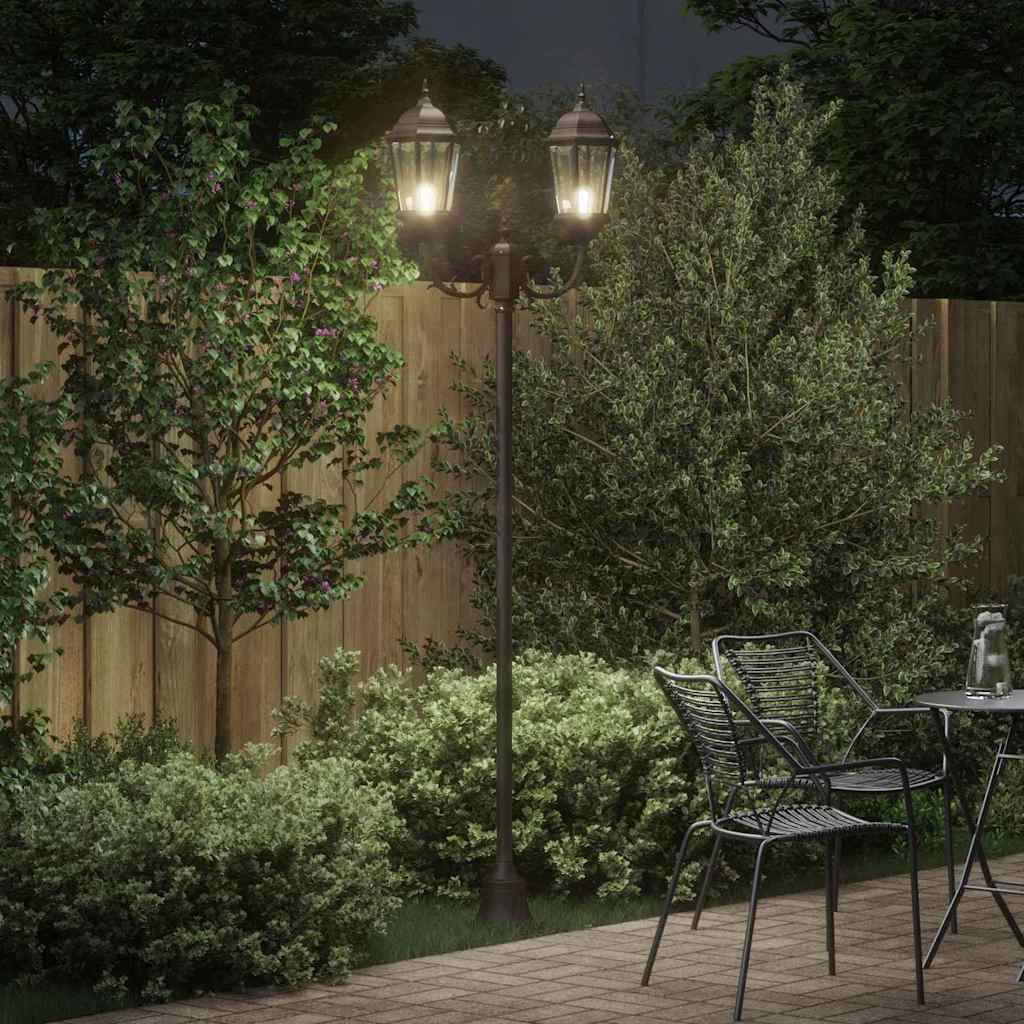 Garden Light Bronze 68 x 20 x 235 cm Aluminium and Glass