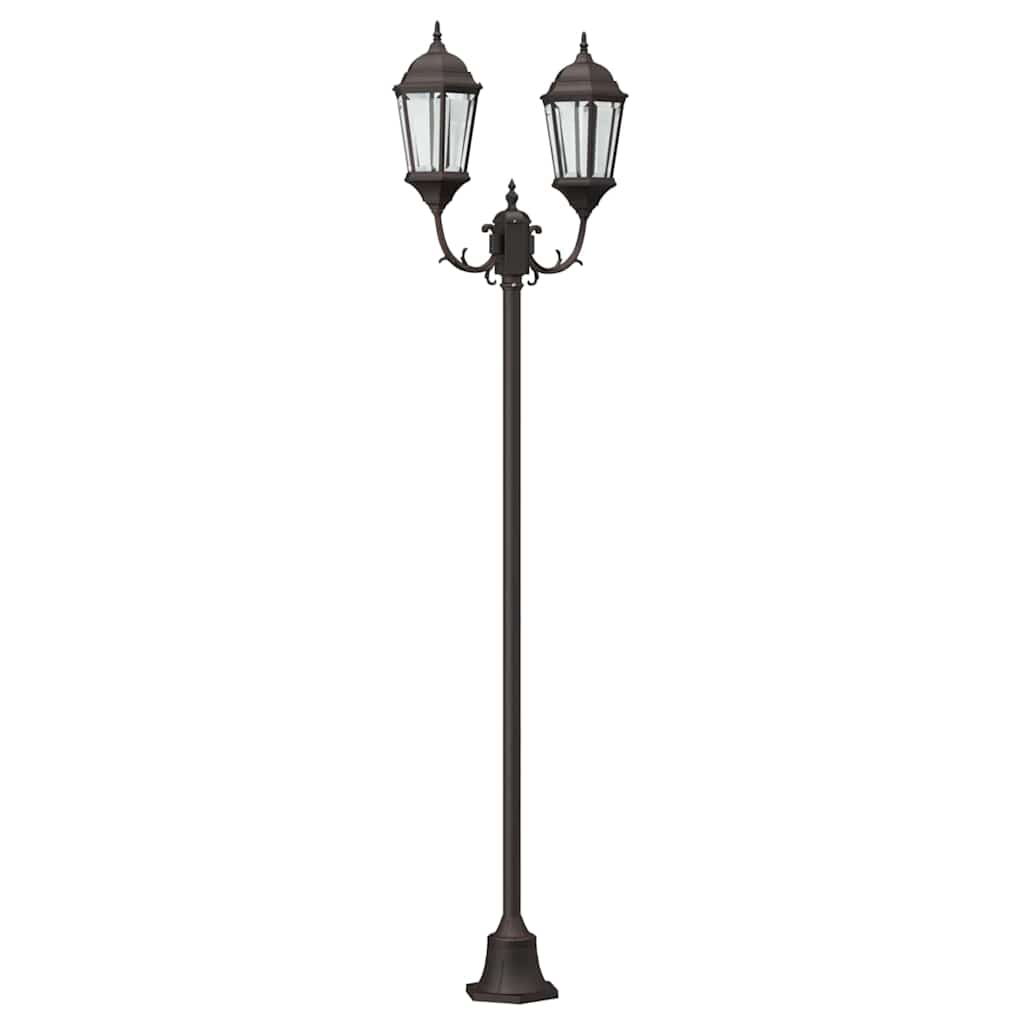 Garden Light Bronze 68 x 20 x 235 cm Aluminium and Glass