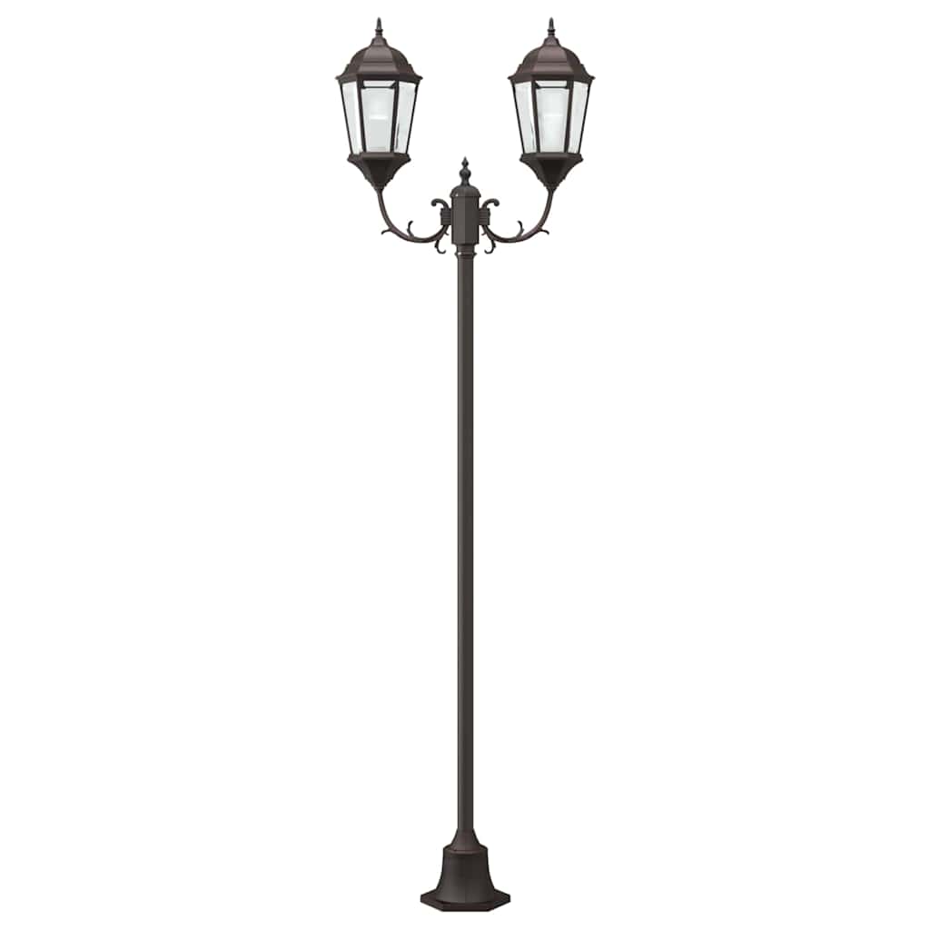 Garden Light Bronze 68 x 20 x 235 cm Aluminium and Glass