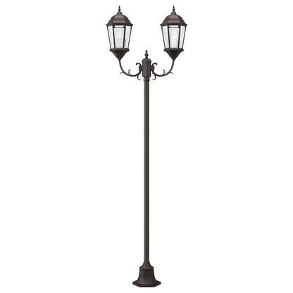 Garden Light Bronze 68 x 20 x 235 cm Aluminium and Glass