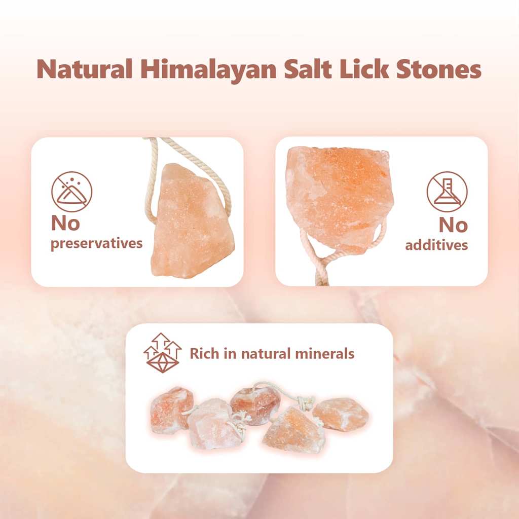 Salt Lick Stones Pink Rock Salt