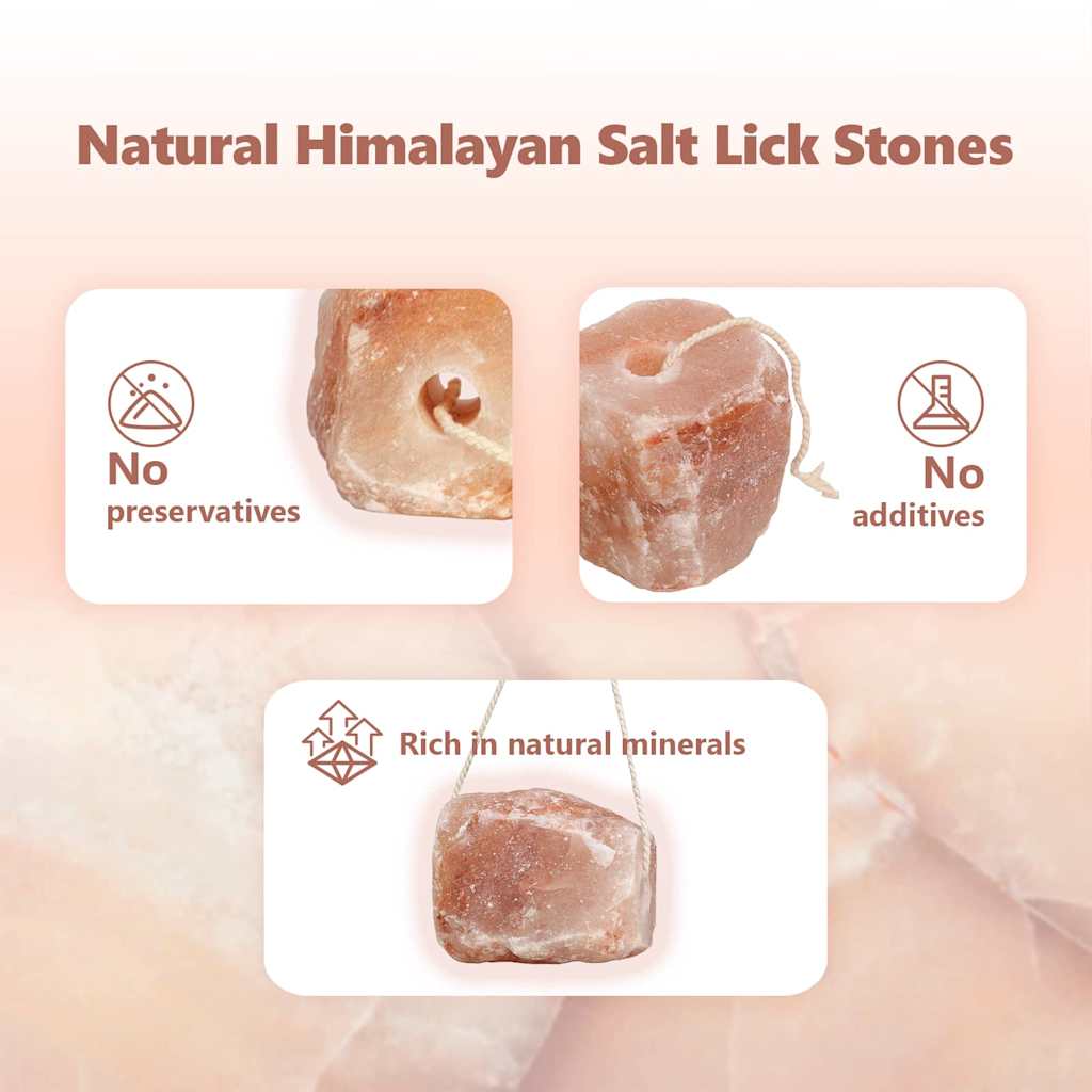 Salt Lick Stones Pink Rock Salt