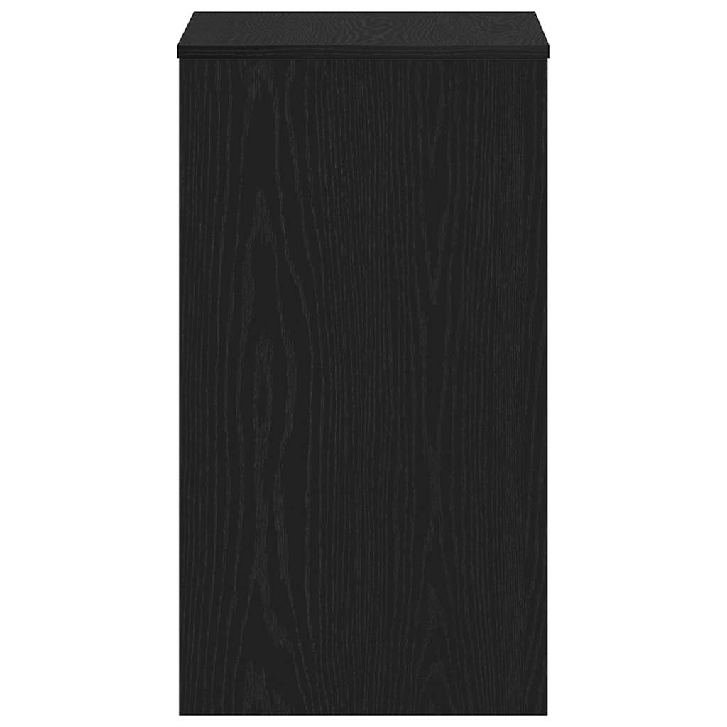 Desk Black Oak 90x40x72 cm Engineered Wood