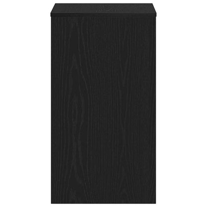 Desk Black Oak 90x40x72 cm Engineered Wood