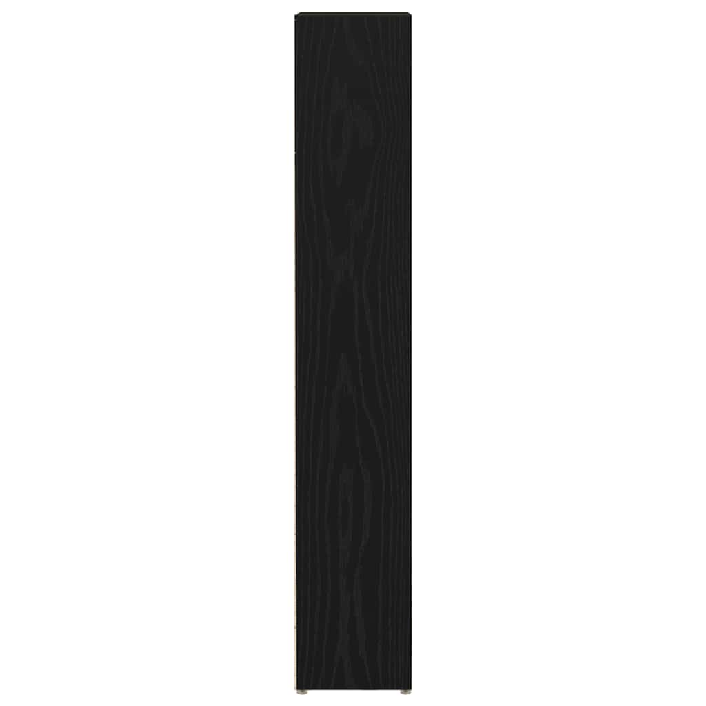 CD Cabinets 2 pcs Black Oak 21x16x93.5 cm Engineered Wood