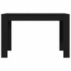 Dining Table Black Oak 120x60x76 cm Engineered Wood