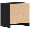 Bedside Cabinet Black Oak 40x30x40 cm Engineered Wood