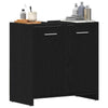 Bathroom Sink Cabinet Black Oak 60x33x60 cm Engineered Wood