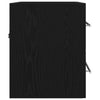 Bathroom Sink Cabinet Black Oak 60x38.5x48 cm Engineered Wood