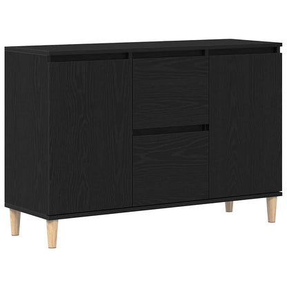 Sideboard with Drawer Black 102 x 35 x 60 cm Engineered wood