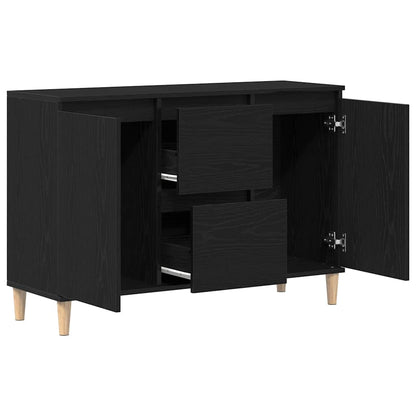 Sideboard with Drawer Black 102 x 35 x 60 cm Engineered wood