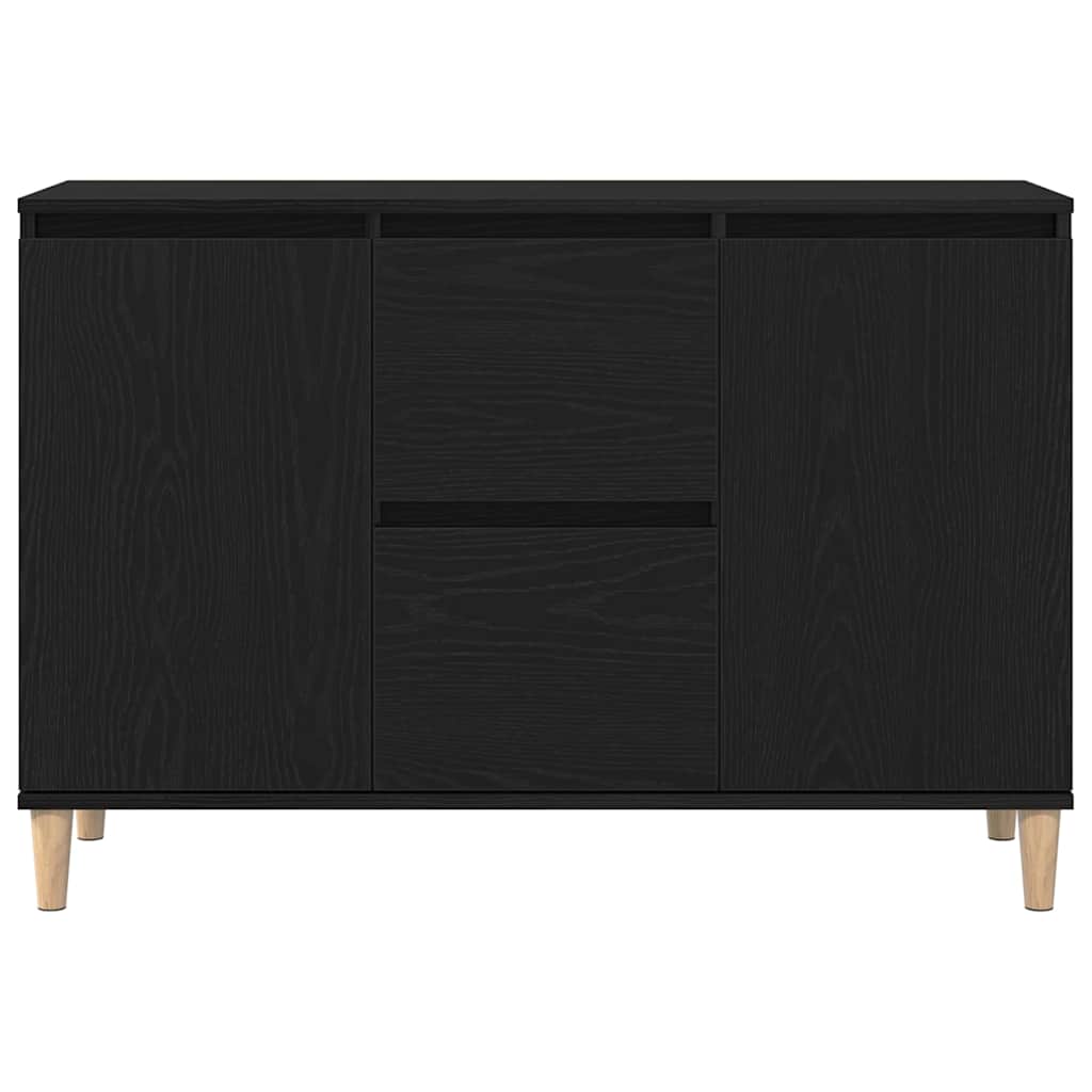 Sideboard with Drawer Black 102 x 35 x 60 cm Engineered wood