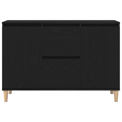 Sideboard with Drawer Black 102 x 35 x 60 cm Engineered wood
