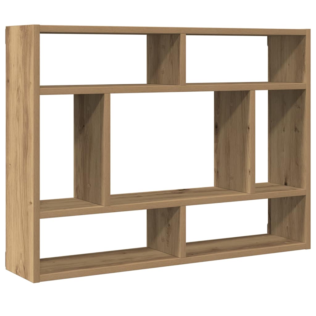 Wall Shelf Artisan Oak 75x16x55 cm Engineered Wood
