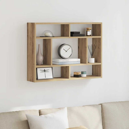 Wall Shelf Artisan Oak 75x16x55 cm Engineered Wood