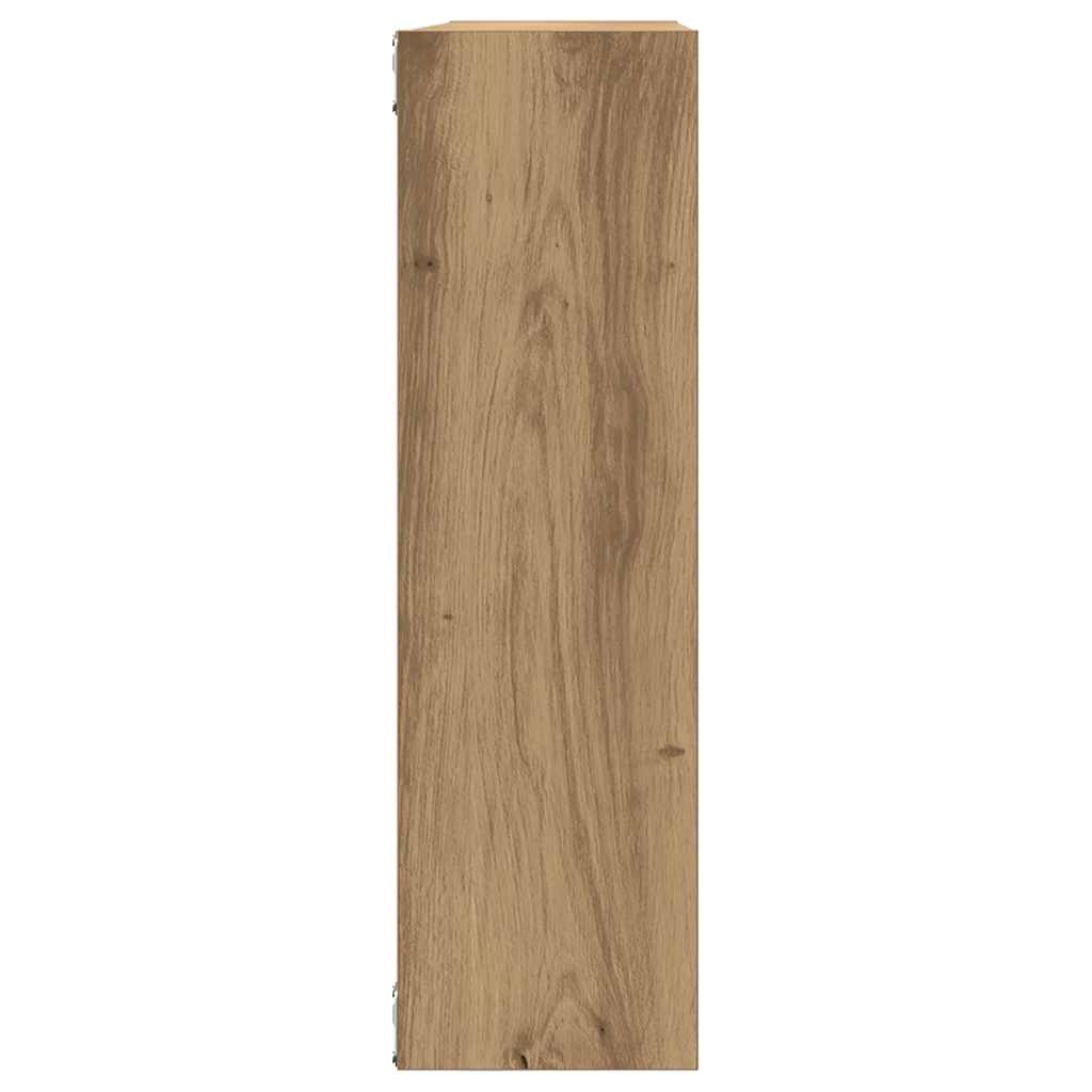 Wall Shelf Artisan Oak 75x16x55 cm Engineered Wood