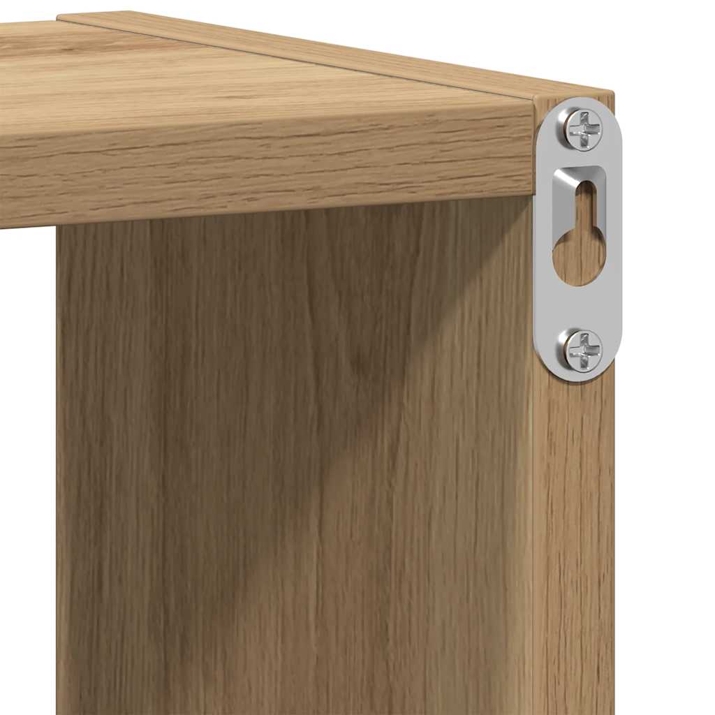 Wall Shelf Artisan Oak 75x16x55 cm Engineered Wood