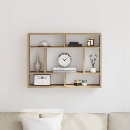 Wall Shelf Artisan Oak 75x16x55 cm Engineered Wood