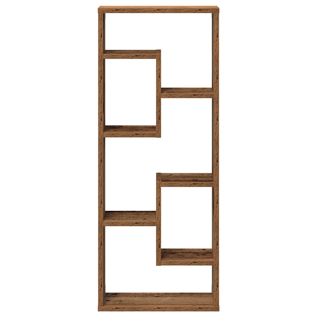 Wall Shelf Old Wood 36x16x90 cm Engineered Wood