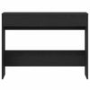 Desk Black Oak 101x50x76.5 cm Engineered Wood