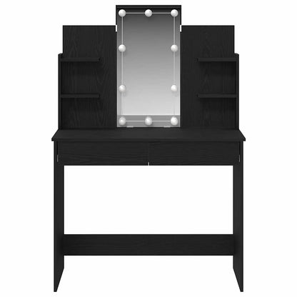 Dressing Table Black oak 96 x 40 x 142 cm Engineered Wood