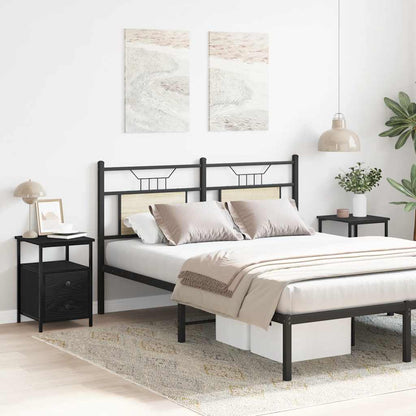 Bedside Cabinets 2 pcs Black Oak 34x35.5x50 cm Engineered Wood