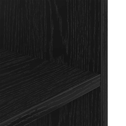 Aquarium Stand Black Oak 100x40x60 cm Engineered Wood