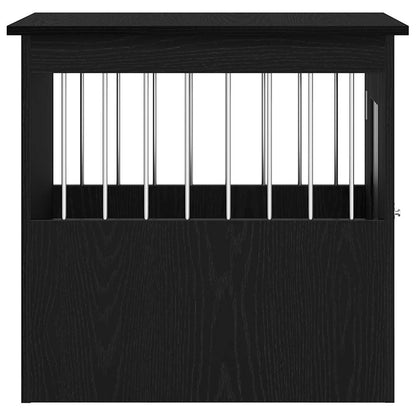 Dog Crate Furniture Black Oak 45x62x59 cm Engineered Wood